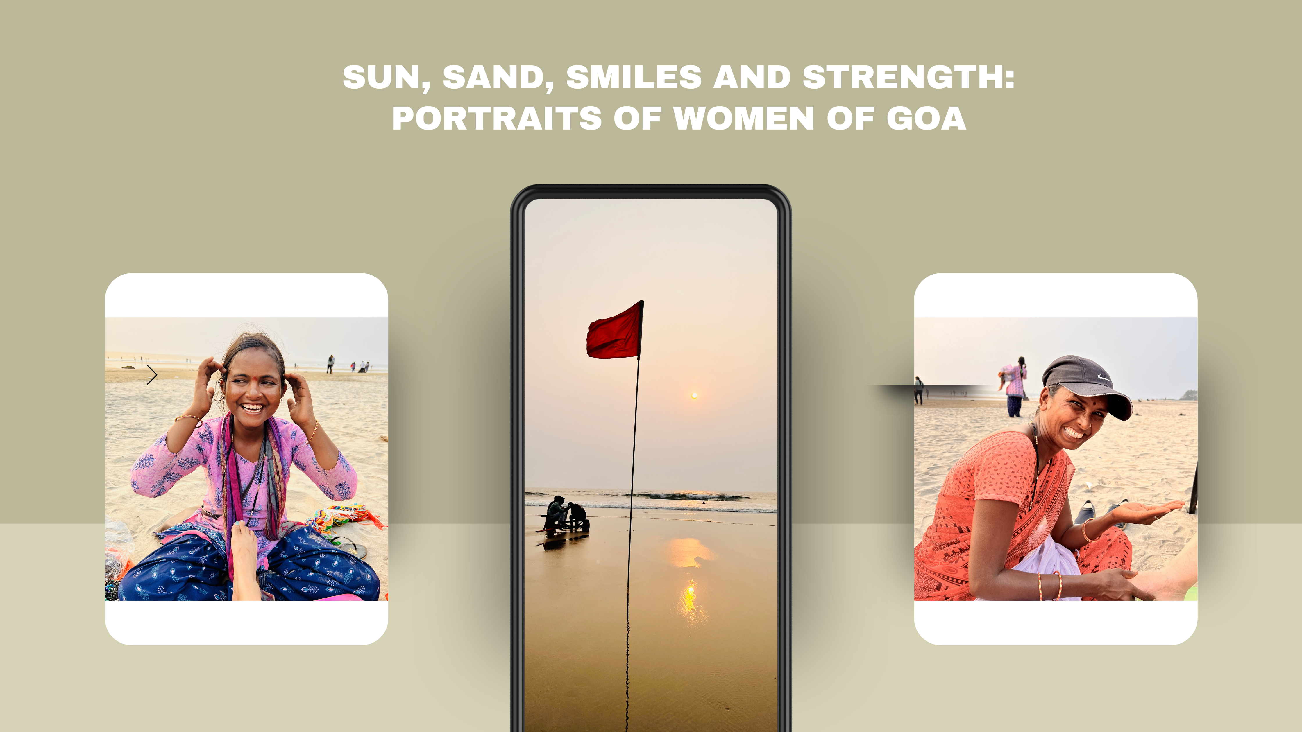 portraits of women of Goa