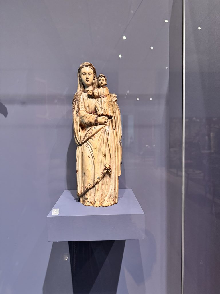Seventeenth-century ivory Virgin and Child carved in the Philippines