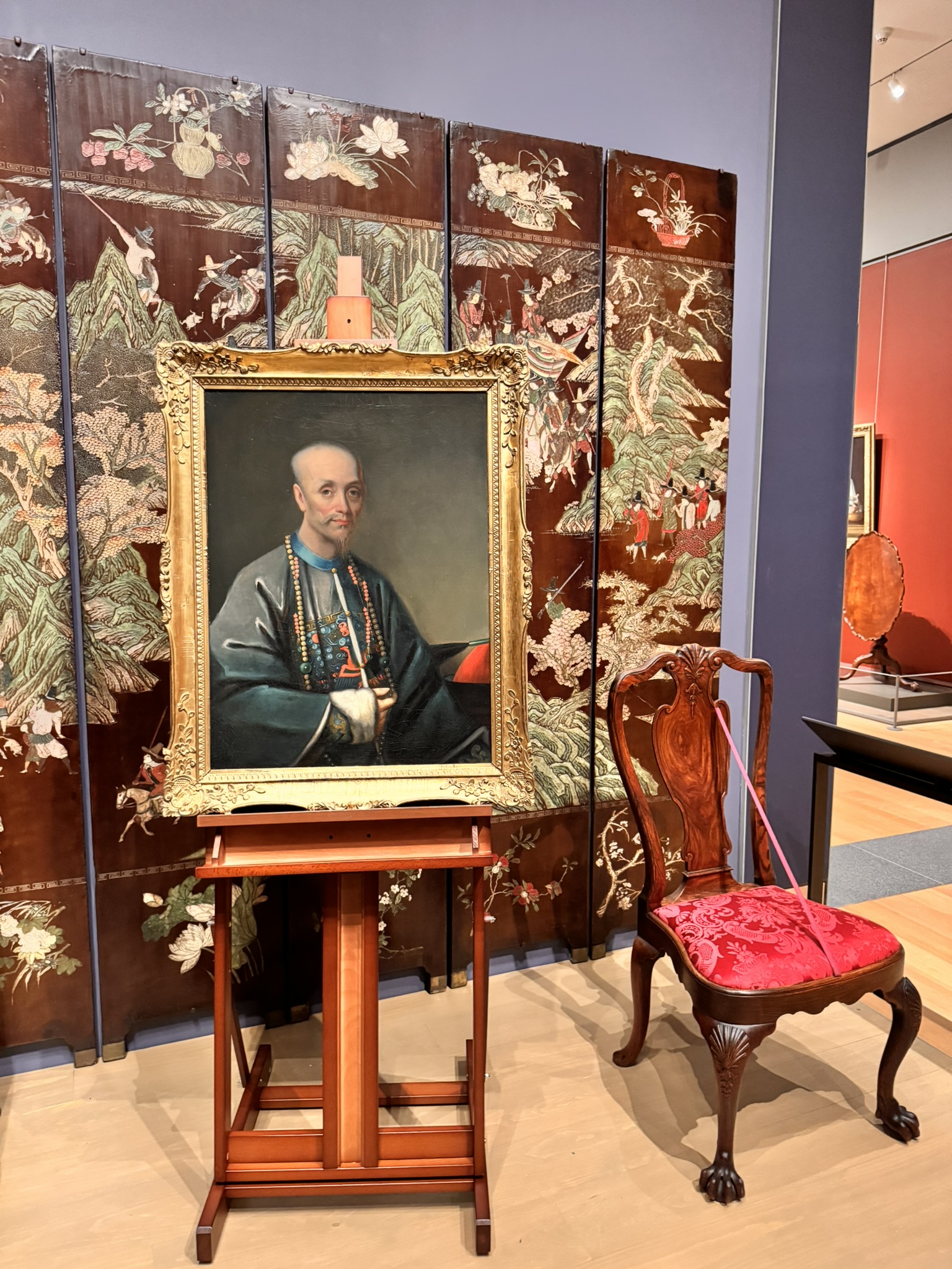 Chinese folding screens