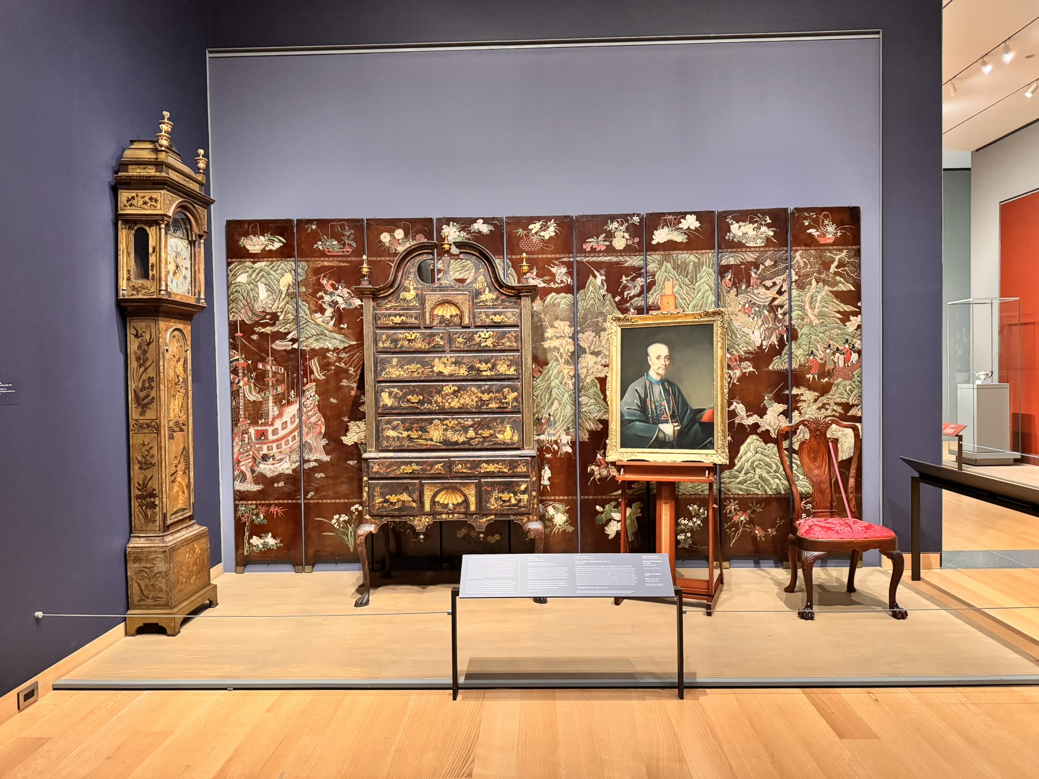 japanning folding screens